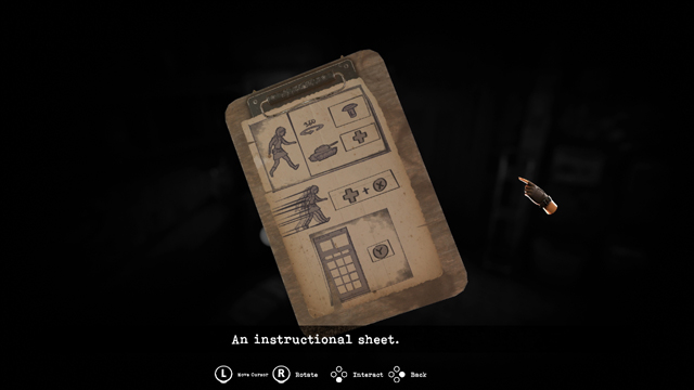 Instructional sheet Instructional sheet