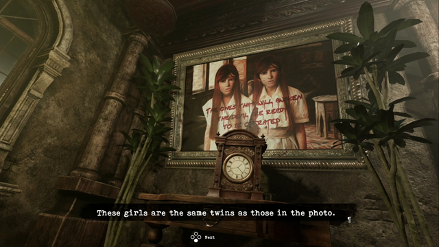 双子の少女の絵画