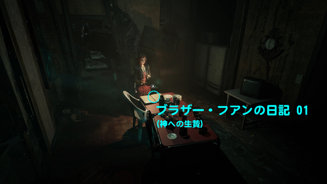 ブラザー・フアンの日記 01（神への生贄）