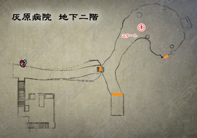 灰原病院 地下二階