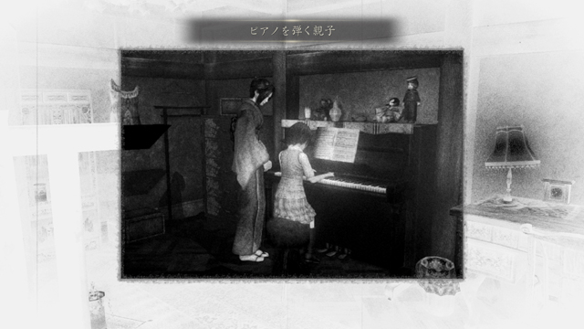 浮遊霊「ピアノを弾く親子」 浮遊霊「ピアノを弾く親子」